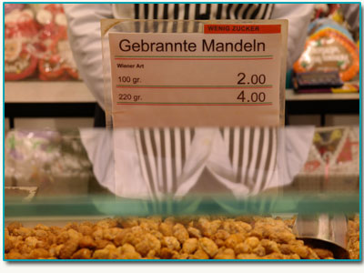 Mandel auf dem Stralsunder Weihnachtsmarkt