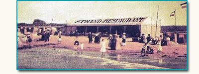 Das Strandrestaurant in Zingst, 1900